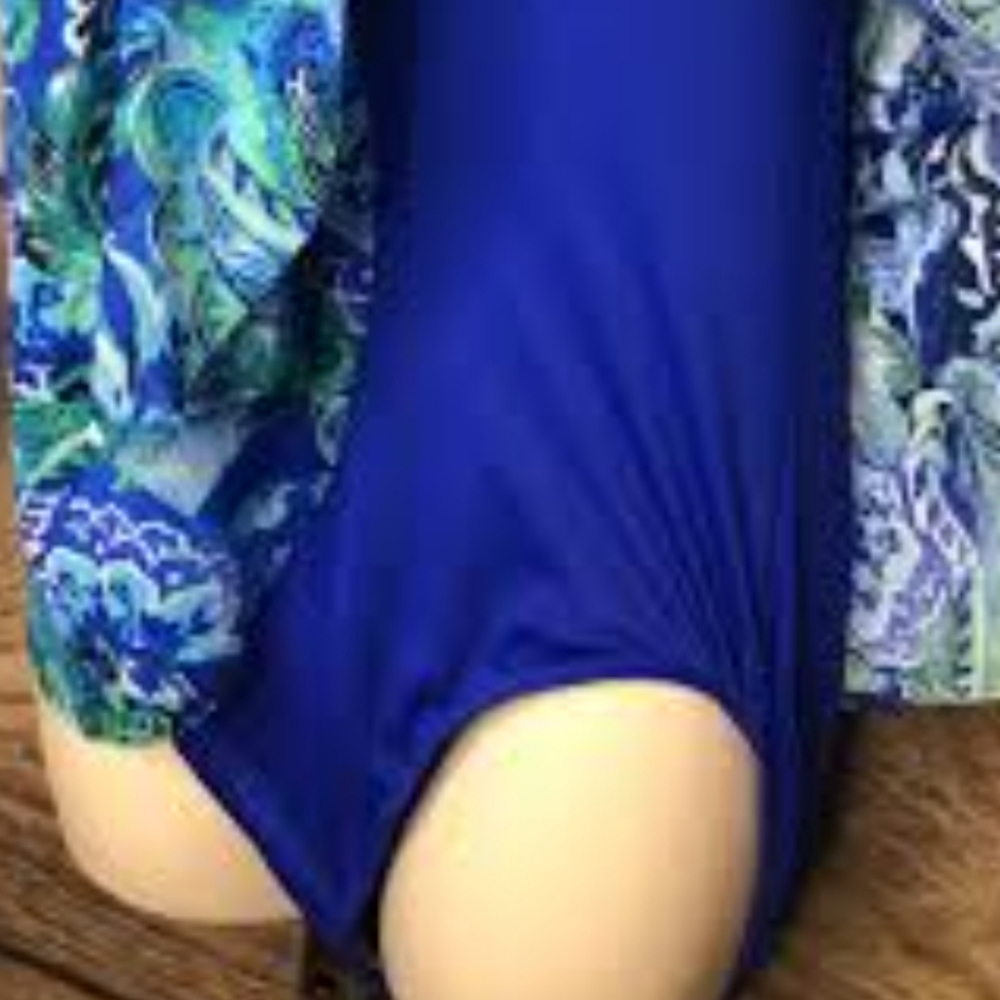 RALPH LAUREN flyaway one piece bandeau swimsuit 10 - Picture 10 of 10